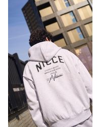 Nicce London - Elevate Zip Thru Hoodie - Lyst
