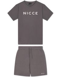 Nicce London - Vitter T-Shirt & Short Set - Lyst