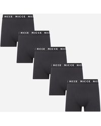 NICCE Multipacks - Nicce 5 Pack Boxers Galan - Lyst