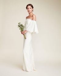 Nicole Miller Bell Gown - White
