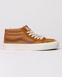 vans cuero marron