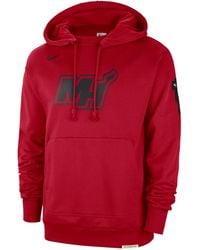 Nike - Miami Heat Standard Issue 2023/24 City Edition Nba Courtside Hoodie Cotton - Lyst