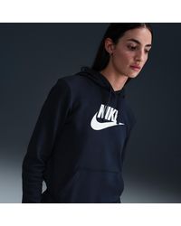 Nike - Sportswear Club Fleece Logo Pullover Hoodie - Lyst