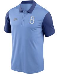 Nike - Brooklyn Dodgers Cooperstown Franchise Dri-fit Mlb Polo - Lyst