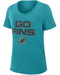Nike - Miami Dolphins Rivalries Collection Slub Dri-Fit Nfl T-Shirt - Lyst