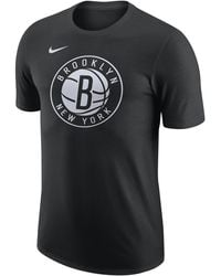 Nike - T-shirt brooklyn nets essential nba - Lyst