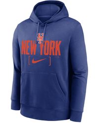 Nike - New York Mets Club Slack Mlb Pullover Hoodie - Lyst