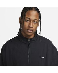 Nike Vaporwave Swoosh Woven Track Jacket in Black for Men | Lyst