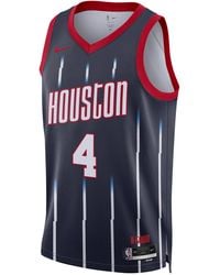 Big & Tall Men's Hakeem Olajuwon Houston Rockets Adidas Authentic White 1995  All Star Throwback Jersey