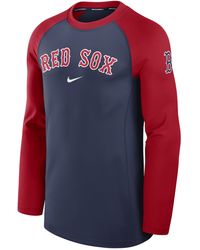 Nike - Boston Red Sox Authentic Collection Game Time Dri-fit Mlb Long-sleeve T-shirt - Lyst