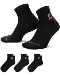 Nike - Everyday Elevated Ankle Socks (3 Pairs) - Lyst