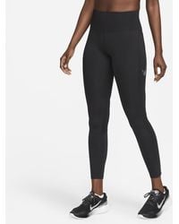 Nike - Fast Mid-rise 7/8 Graphic Leggings With Pockets - Lyst