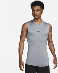 Nike - Pro Dri-fit Tight Sleeveless Fitness Top 50% Recycled Polyester - Lyst