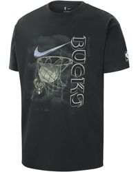 Nike - Milwaukee Bucks Courtside Max90 Nba T-shirt Cotton - Lyst