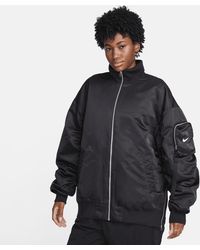 Nike - Sportswear Essential Therma-fit Oversized Bomber Jacket - Lyst