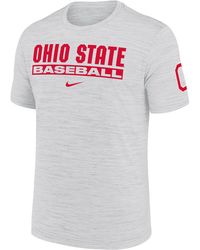 Nike - Ohio State Buckeyes Velocity Baseball Wordmark Stack Dri-Fit College T-Shirt - Lyst
