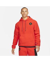 Nike Jordan Essentials Statement Fleece Hoodie in Natural for Men 