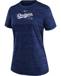 Nike - Los Angeles Dodgers Authentic Collection Practice Velocity Dri-fit Mlb T-shirt - Lyst