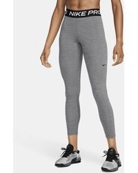 Nike - Pro 365 Mid-rise 7/8 leggings Polyester - Lyst