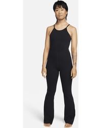 Nike - Zenvy Dri-fit Full-length Flared Bodysuit - Lyst
