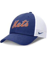 Nike - New York Mets Evergreen Wordmark Club Mlb Adjustable Hat - Lyst