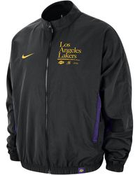 Nike - Los Angeles Lakers Dna Courtside Nba Woven Graphic Jacket Polyester - Lyst