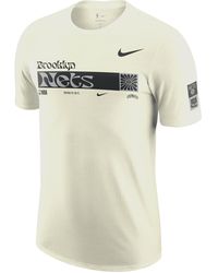 Nike - T-shirt brooklyn nets essential nba - Lyst