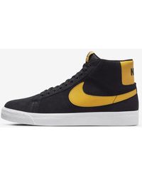 Nike Leather Zoom Janoski Mid Crafted In Green For Men Lyst Nike Leather Zoom Janoski Mid Crafted In Green For Men Lyst