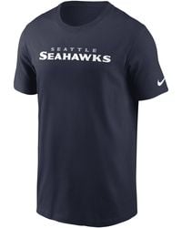 Nike - Seattle Seahawks Primetime Wordmark Essential Nfl T-Shirt - Lyst