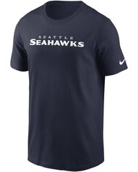 Nike - Seattle Seahawks Primetime Wordmark Essential Nfl T-shirt - Lyst