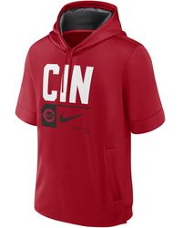 Nike - Cincinnati Reds Tri Code Lockup Mlb Short-sleeve Pullover Hoodie - Lyst