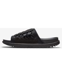 Nike Rubber Asuna Slide in Black for 
