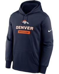 Nike - Denver Broncos Toss Sweep MenâS Therma Nfl Pullover Hoodie - Lyst