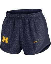 Nike - Michigan Pattern Tempo Nike College Dri-Fit Shorts - Lyst