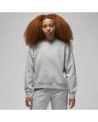 Nike - Jordan Brooklyn Fleece Crew-neck Sweatshirt Polyester - Lyst