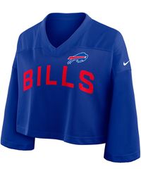 Nike - Buffalo Bills Wide Receiver Jersey Fashion Dri-Fit Nfl Cropped Top - Lyst