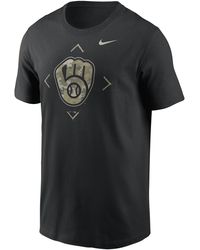 Texas Rangers Camo Logo Men's Nike MLB T-Shirt