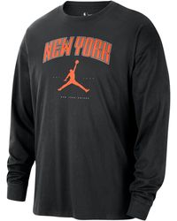 Nike - New York Knicks Essential Nba Long-Sleeve T-Shirt - Lyst