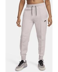 Nike - Pantaloni jogger a vita media sportswear tech fleece - Lyst