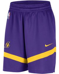 Nike - Los Angeles Lakers Icon Practice Dri-fit Nba 20.5cm (approx.) Shorts 50% Recycled Polyester - Lyst