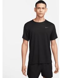 Nike - Miler Dri-Fit Uv Short-Sleeve Running Top - Lyst