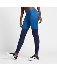 Nike Lab Essentials Women's Training Tights - Blue