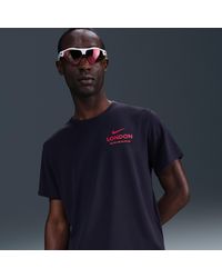 Nike - T-Shirt Da Running Miler – Uomo - Lyst