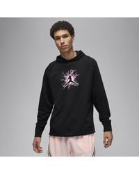 Nike - Jordan Dri-fit Sport Graphic Fleece Pullover Hoodie Cotton - Lyst