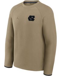 Nike - North Carolina Tech Fleece Jordan Brand College Pullover Crew - Lyst