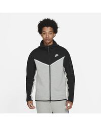 zip up nike hoodie black