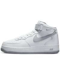 Nike - Air Force 1 Mid '07 Shoes In White, - Lyst