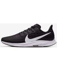 nike pegasus 36 black and white