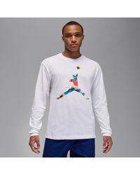 Nike - Flight Long-Sleeve Crewneck T-Shirt - Lyst
