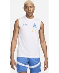 Nike - T-shirt da basket senza maniche dri-fit ja - Lyst